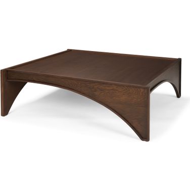 Laraya Wood Coffee Table In Medium Brown