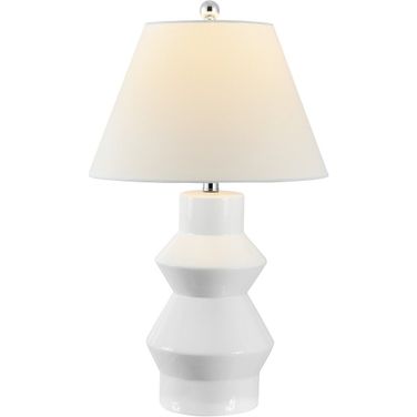 Larcia Table Lamp in White