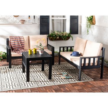 Lardner Living Outdoor Set in Beige