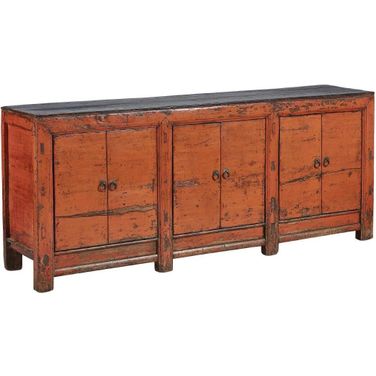 Large Antique Amber Sideboard