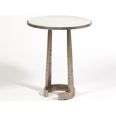 Large Cocktail Table In Nickel