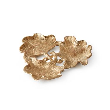 Large Ginko Bowl In Gold Leaf