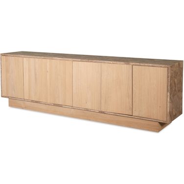 Large Media Console In Travertine