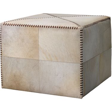 Large Ottoman In White