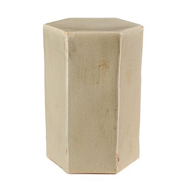 Porto Ceramic Indoor Or Outdoor Large Side Table In Pistachio
