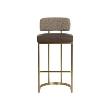 Larissa Barstool In Eglinton Espresso and Gellar Earth