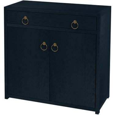 Lark Cabinet with Storage In Navy Blue
