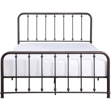 Larkspur Queen Platform Bed In Dark Bronze