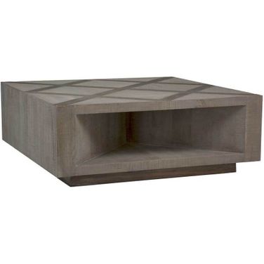 Larson Coffee Table In Untouched Elm and Charcoal Oak