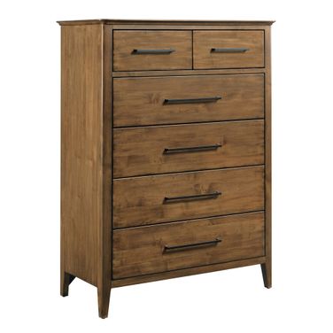 Abode Larson Drawer Chest In Warm Brunette