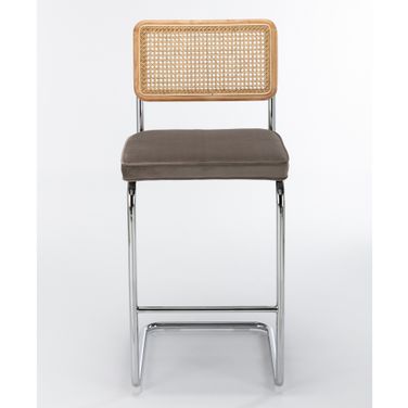Latham Bar Height Stools Set of 2 In Platinum