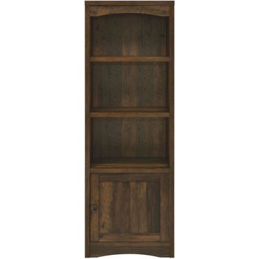 Laughlin 3-Shelf Engineered Wood Media Tower In Dark Pine