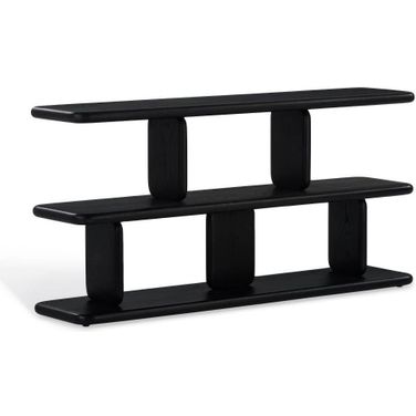 Laurel Low Shelving In Charcoal