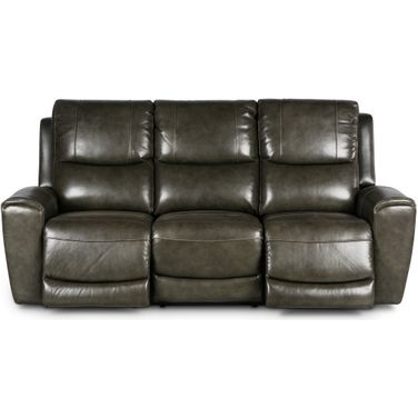 Laurel Power Reclining Sofa In Grey