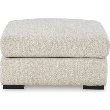 Laurelgrove Oversized Accent Ottoman In Pebble