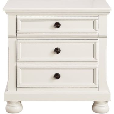 Laurelin White Nightstand