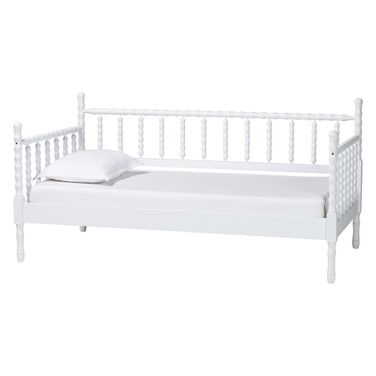 Laurent Twin Daybed with Turned Posts In White