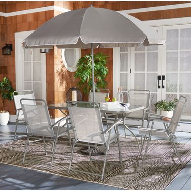 Laurenti Dining Set in Grey
