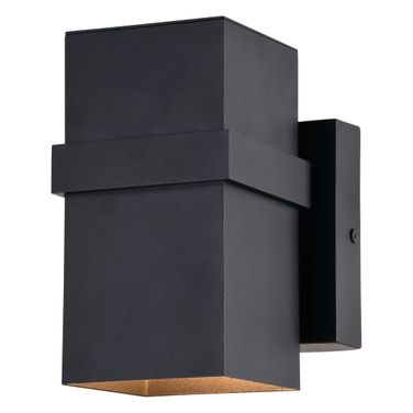 Lavage 7 Inch H 1 Light Outdoor Wall Light In Textured Black
