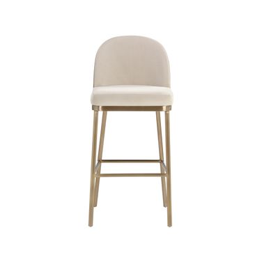 Lavania Barstool In Meg Taupe and Porcini Taupe