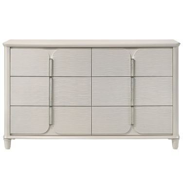 Laveda Dresser In Pearl White