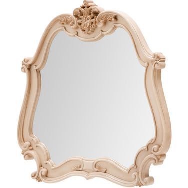 Lavelle Cottage Buffet Mirror In Blanc