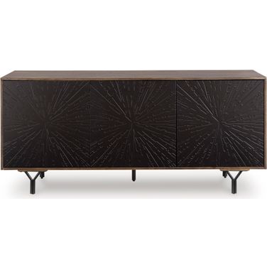 Lavinmont Accent Cabinet In Multi Brown