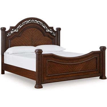 Lavinton King Poster Bed In Brown
