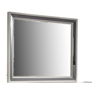 Lavita Mirror In River Sand Gray