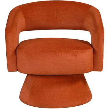 Lavon Swivel Chair In Orange