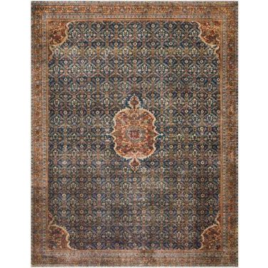 Layla Cobalt Blue/Spice 9' x 12' Rug