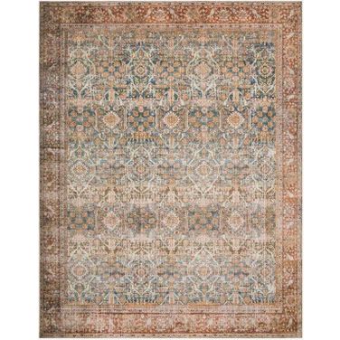 Layla Ocean/Rust 9' x 12' Rug
