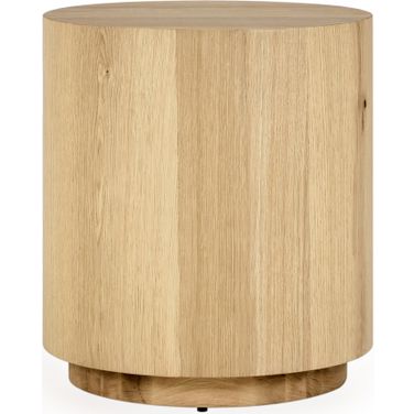 Layne 20 Inch Round End Table In Natural