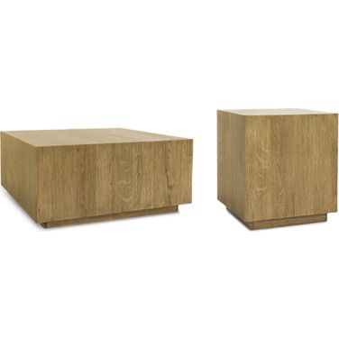 Layne Occasional Table Set In Light Brown