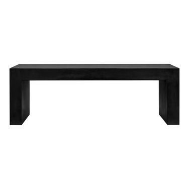 Lazarus Outdoor Bench In Black