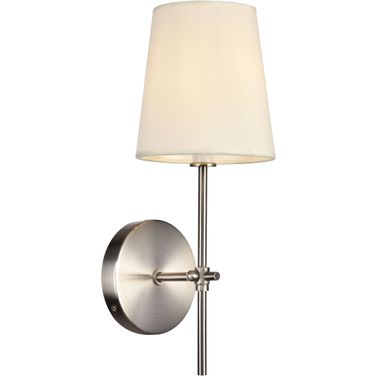 Mel 5.5" Burnished Nickel 1 Light Wall Sconce