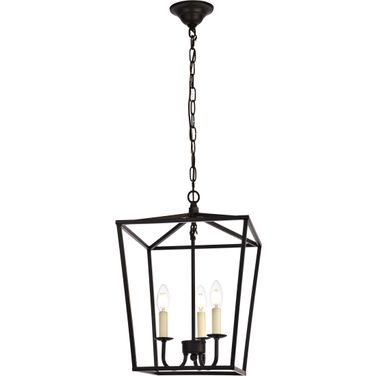 Maddox 12.5" Black 3 Light Pendant