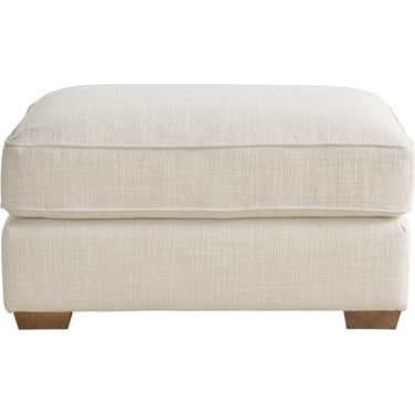 Leah Ottoman In Brown