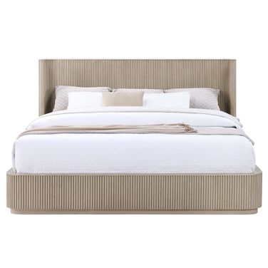 Leanna Queen Bed In Light Oak