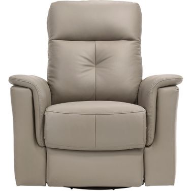 Bristow Swivel Glider Reclining Chair In Beige and Brown