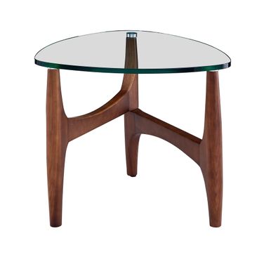 Ledell 24 Inch Side Table In Clear
