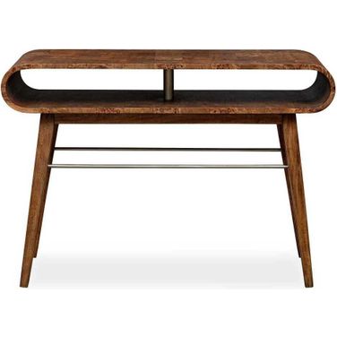 Ledger Mid-Century Console Table In Woodtone