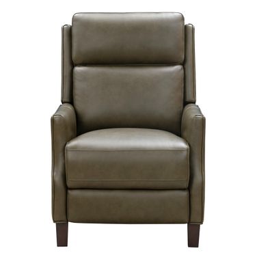 Ledger Push Thru The Arms Recliner In Olive