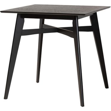 Leena Wood Counter Height Pub Table In Black