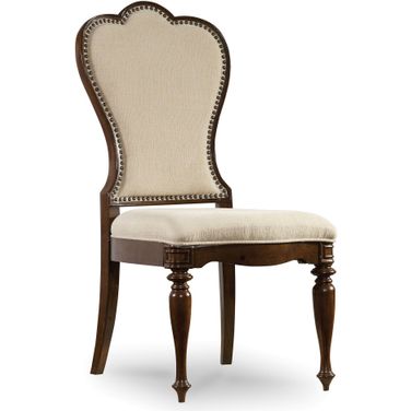 Leesburg Beige Upholstered Side Chair Set of 2