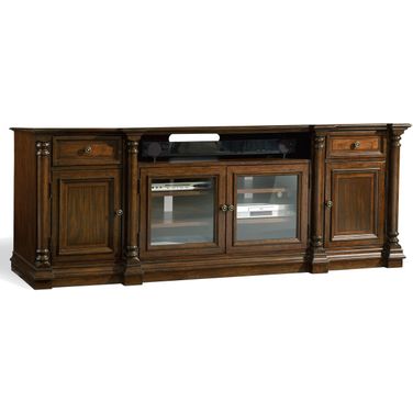 Leesburg Dark Wood Entertainment Console