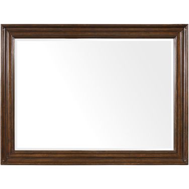 Leesburg Dark Wood Landscape Mirror