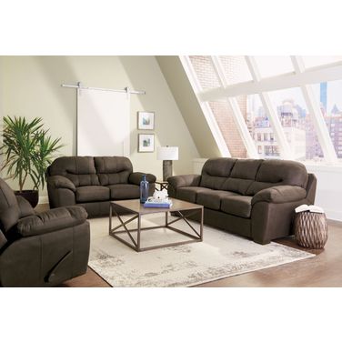 Legend Chocolate 94 Inch Living Room Set