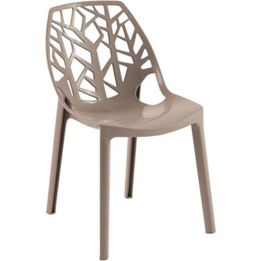 Modern Cornelia Dining Chair In Taupe