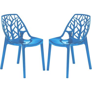 Leisuremod Modern Cornelia Dining Chair Set Of 2